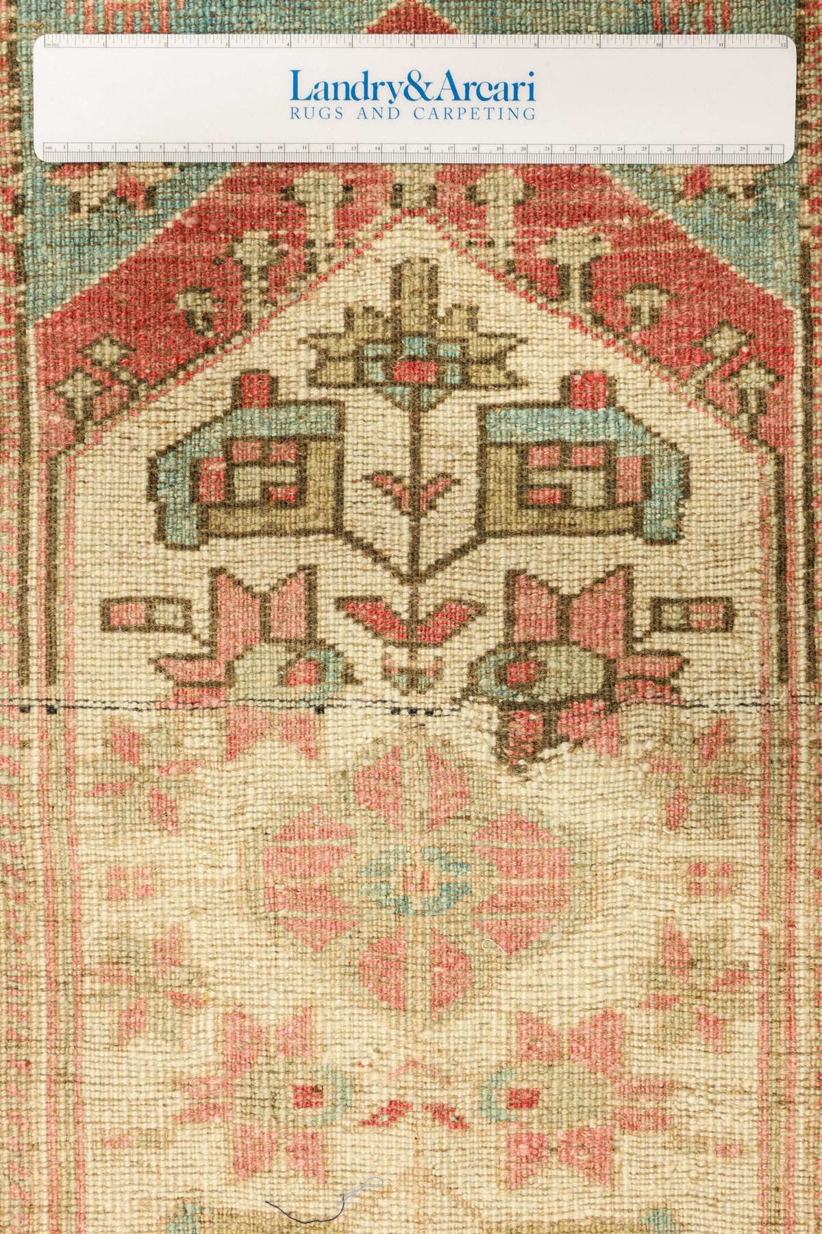 Vintage Yastik Handwoven Tribal Rug, J79155