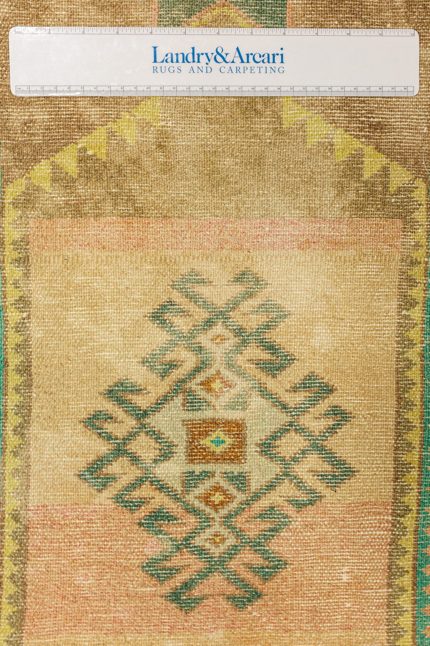 Vintage Yastik Handwoven Tribal Rug, J79158