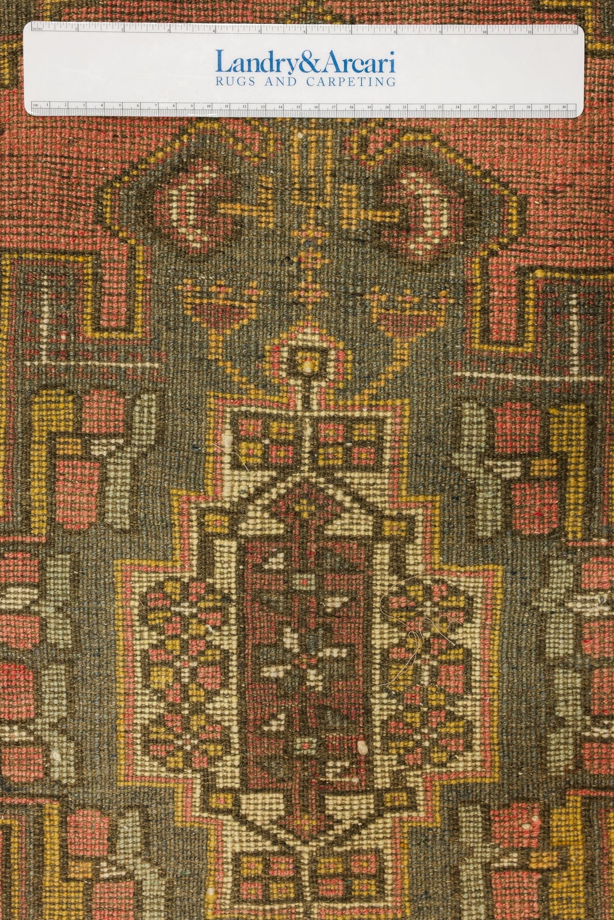 Vintage Yastik Handwoven Tribal Rug, J79159