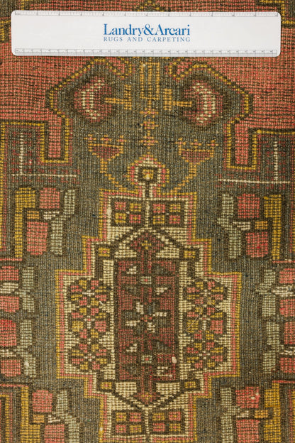 Vintage Yastik Handwoven Tribal Rug, J79159