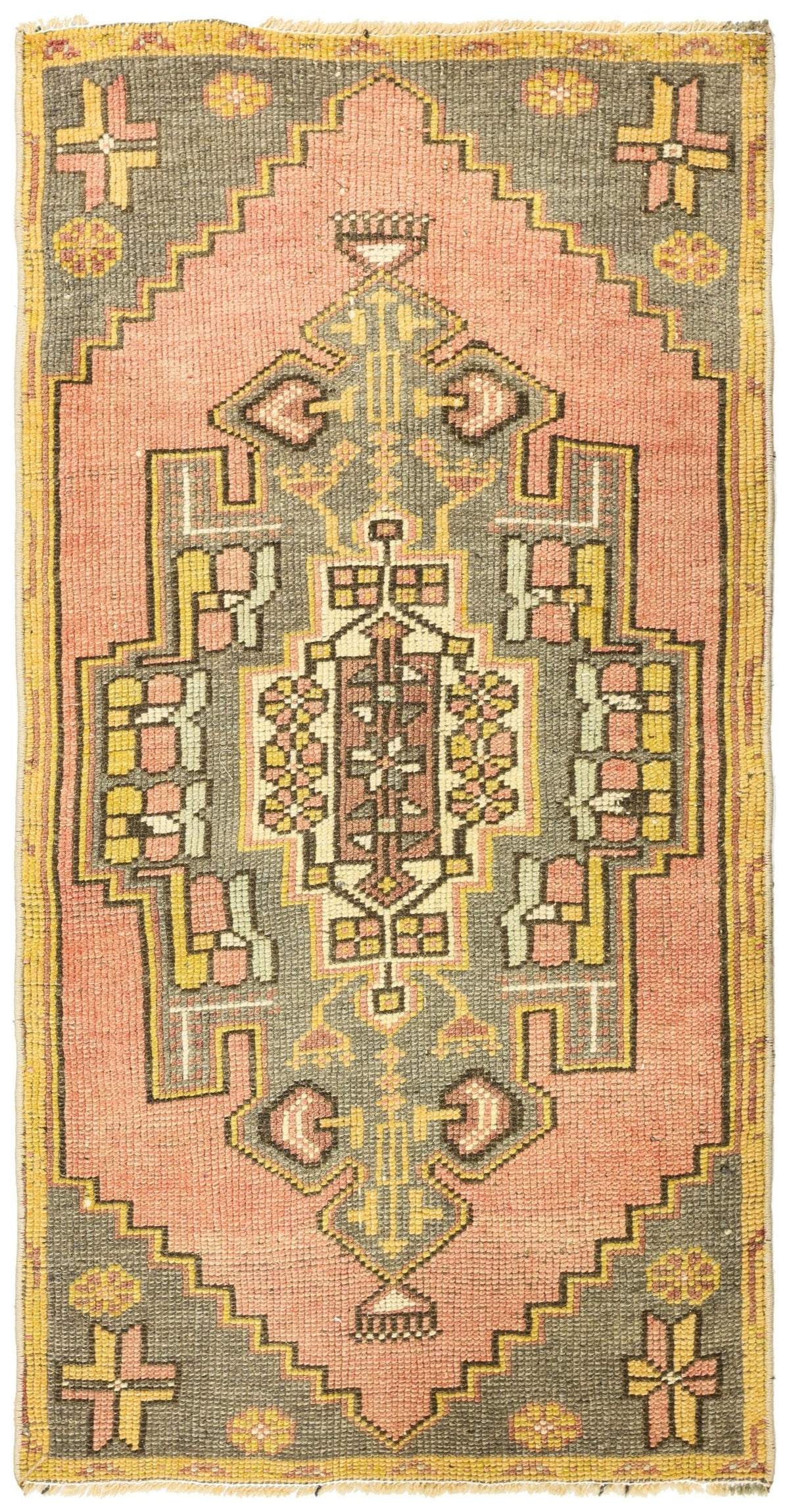 Vintage Yastik Handwoven Tribal Rug