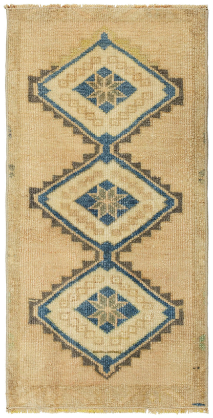 Vintage Yastik Handwoven Tribal Rug