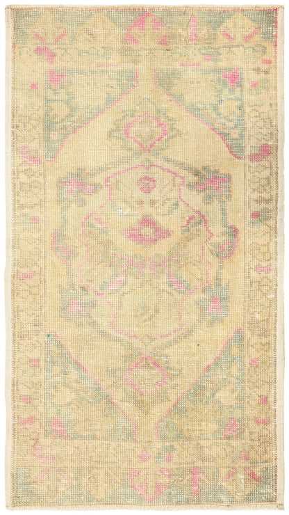 Vintage Yastik Handwoven Tribal Rug