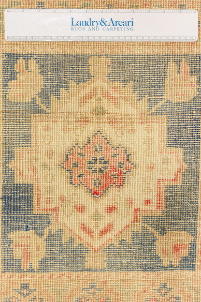 Vintage Yastik Handwoven Tribal Rug, J79194