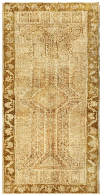Vintage Yastik Handwoven Tribal Rug