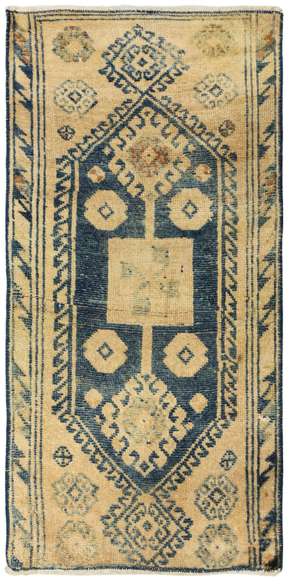Vintage Yastik Handwoven Tribal Rug