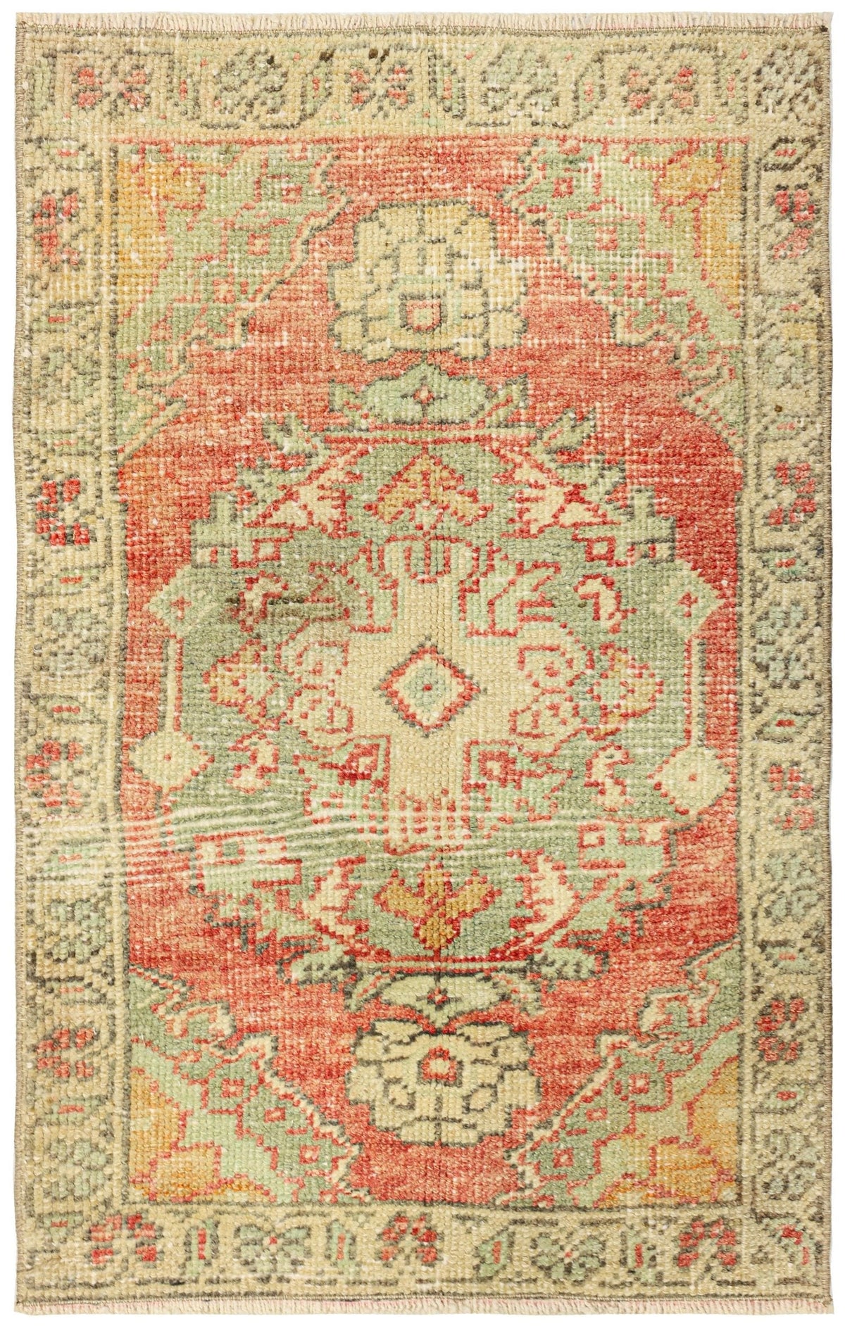 Vintage Yastik Handwoven Tribal Rug