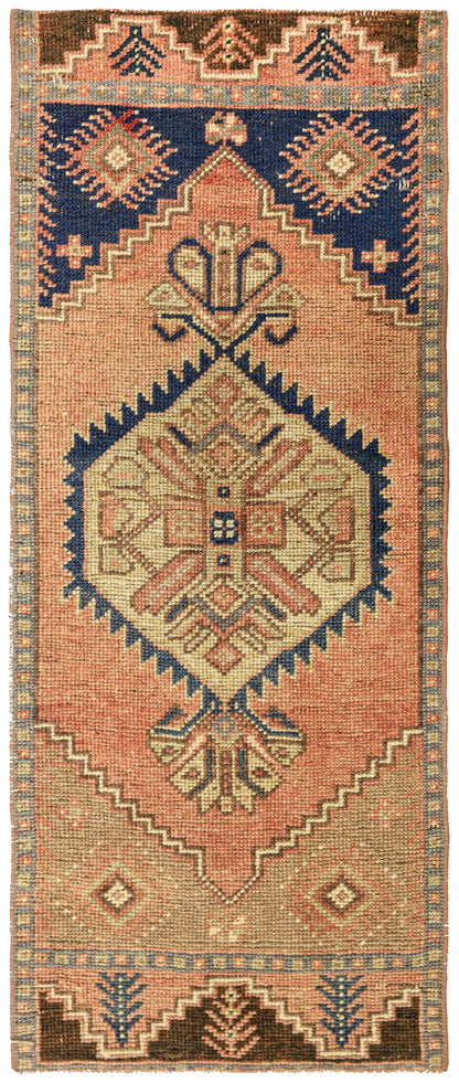 Vintage Yastik Handwoven Tribal Rug
