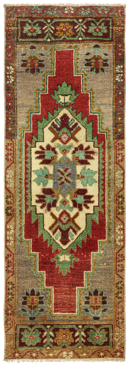 Vintage Yastik Handwoven Tribal Rug