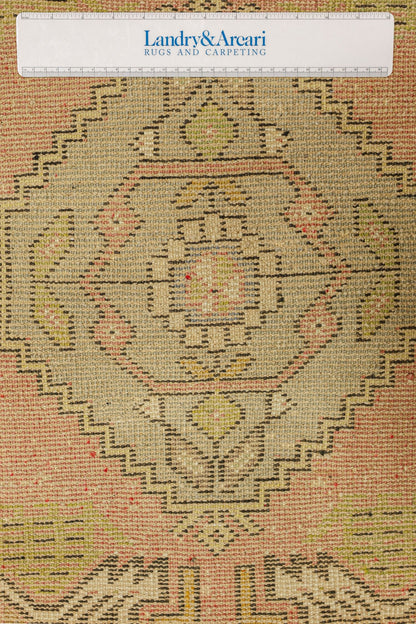 Vintage Yastik Handwoven Tribal Rug, J79217