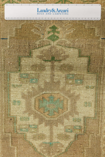 Vintage Yastik Handwoven Tribal Rug, J79221