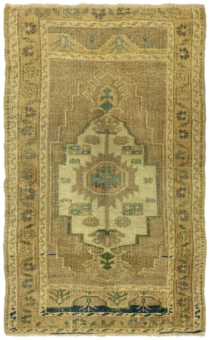 Vintage Yastik Handwoven Tribal Rug