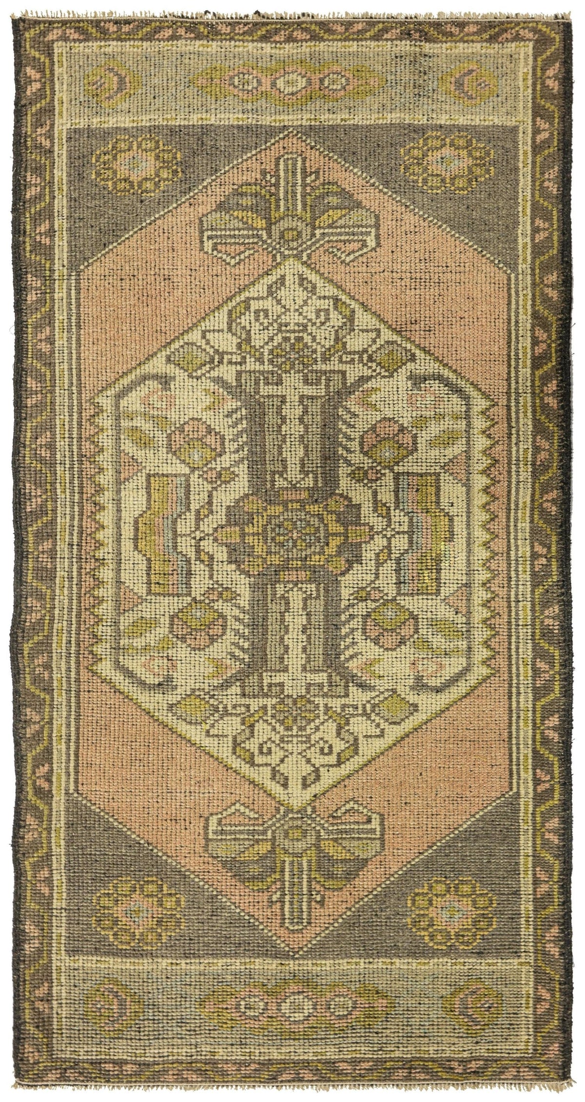 Vintage Yastik Handwoven Tribal Rug