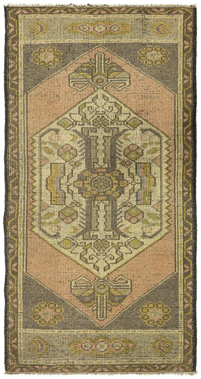 Vintage Yastik Handwoven Tribal Rug