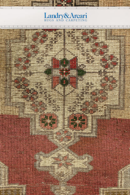 Vintage Yastik Handwoven Tribal Rug, J79228