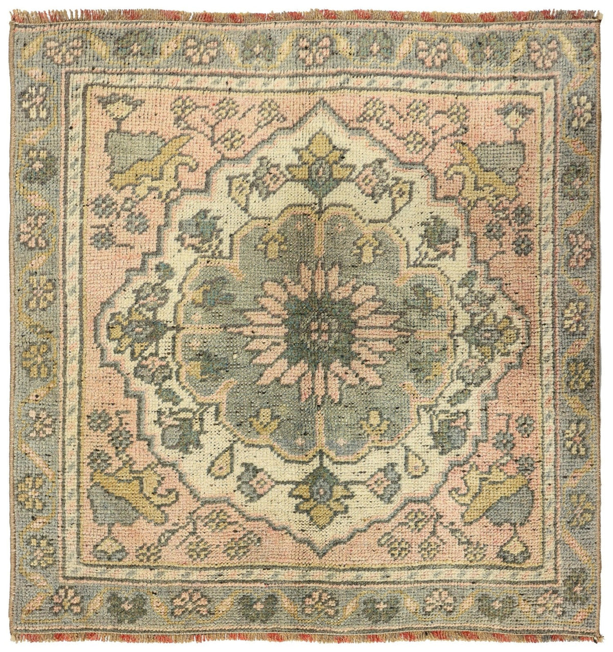 Vintage Yastik Handwoven Tribal Rug