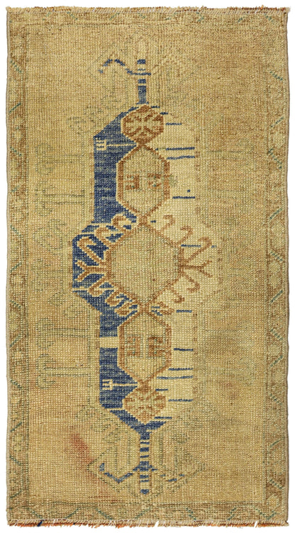Vintage Yastik Handwoven Tribal Rug