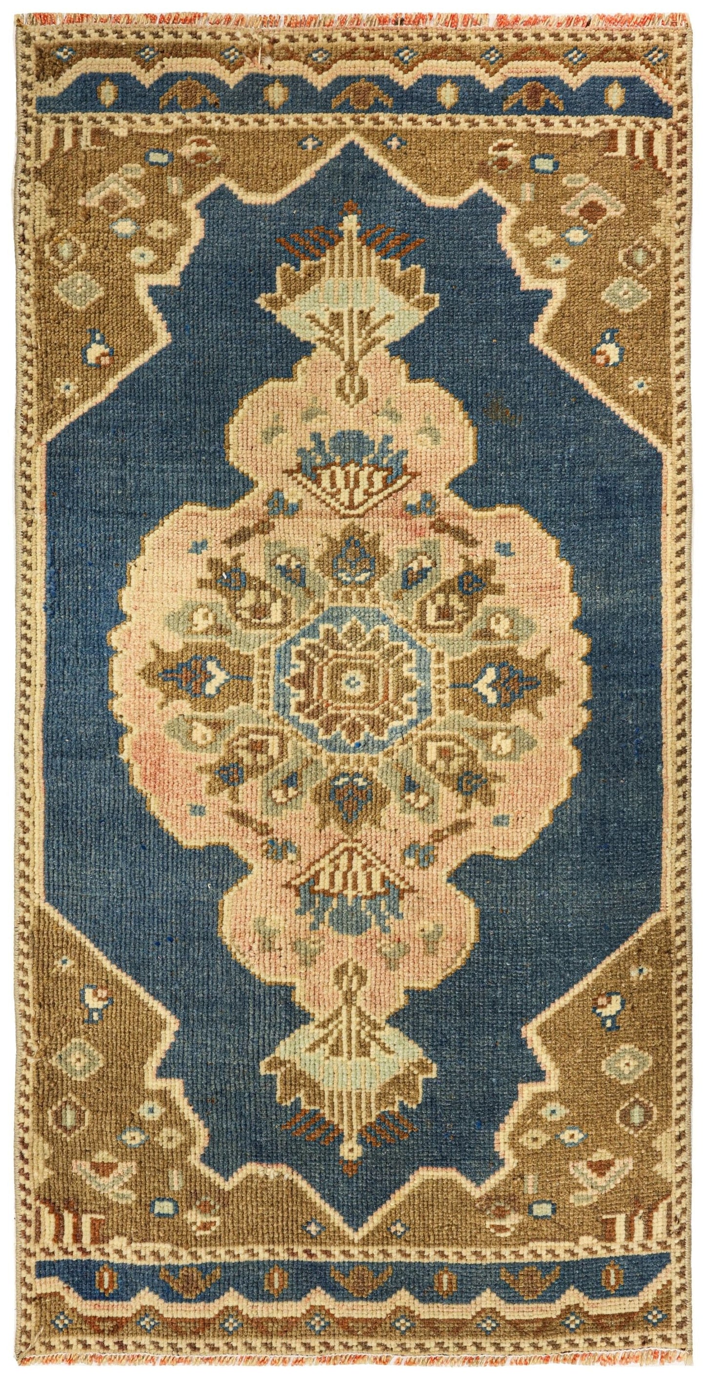 Vintage Yastik Handwoven Tribal Rug