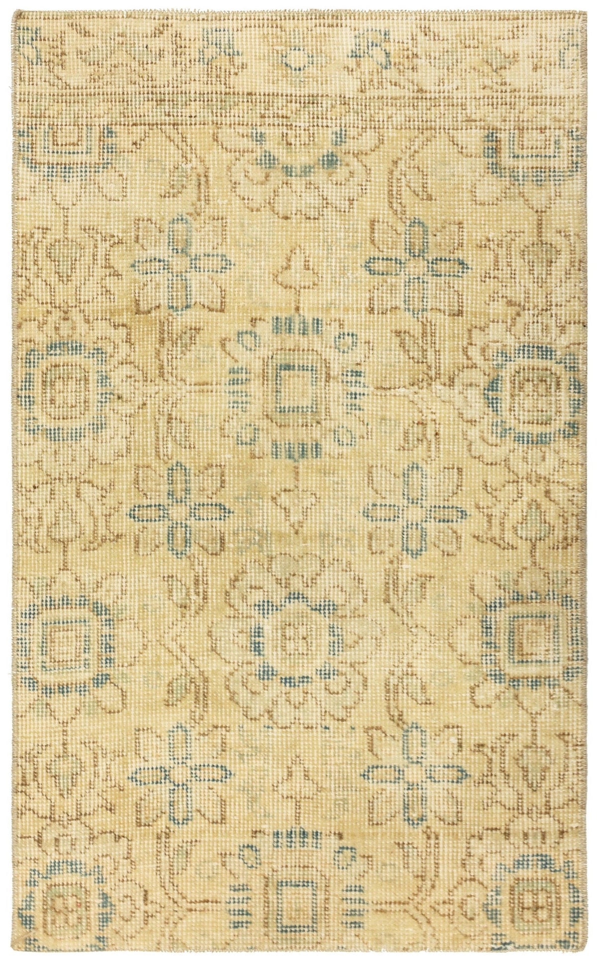 Vintage Yastik Handwoven Tribal Rug