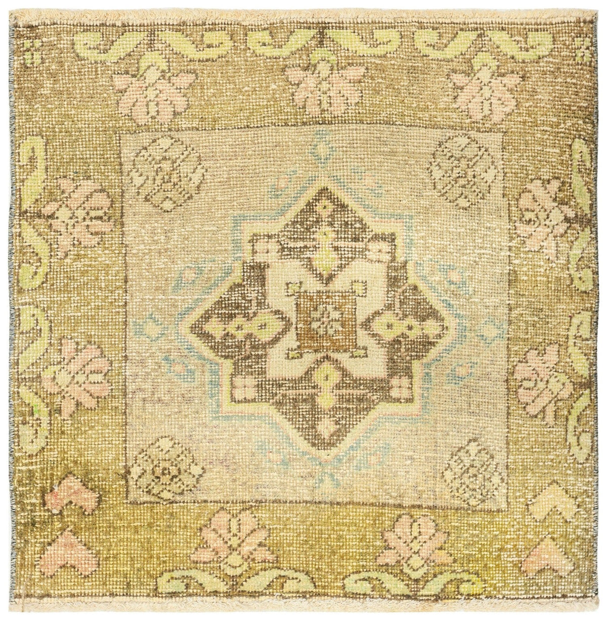 Vintage Yastik Handwoven Tribal Rug