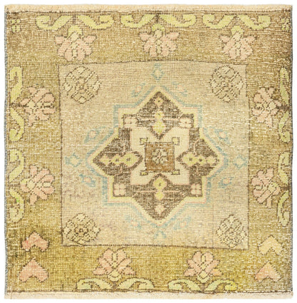 Vintage Yastik Handwoven Tribal Rug