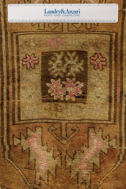 Vintage Yastik Handwoven Tribal Rug, J79239