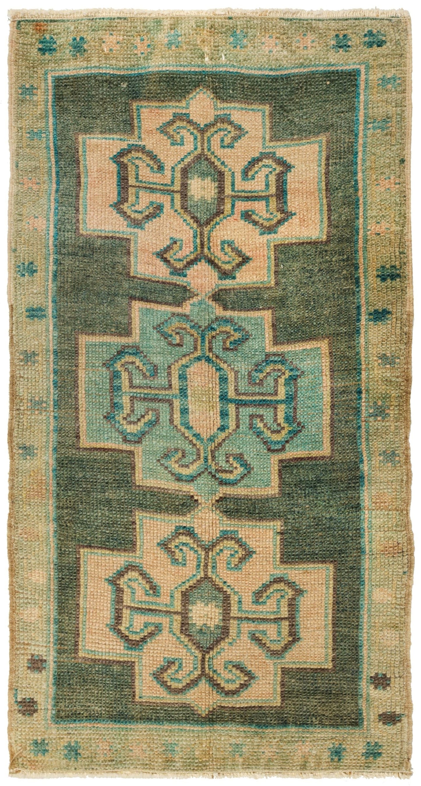 Vintage Yastik Handwoven Tribal Rug