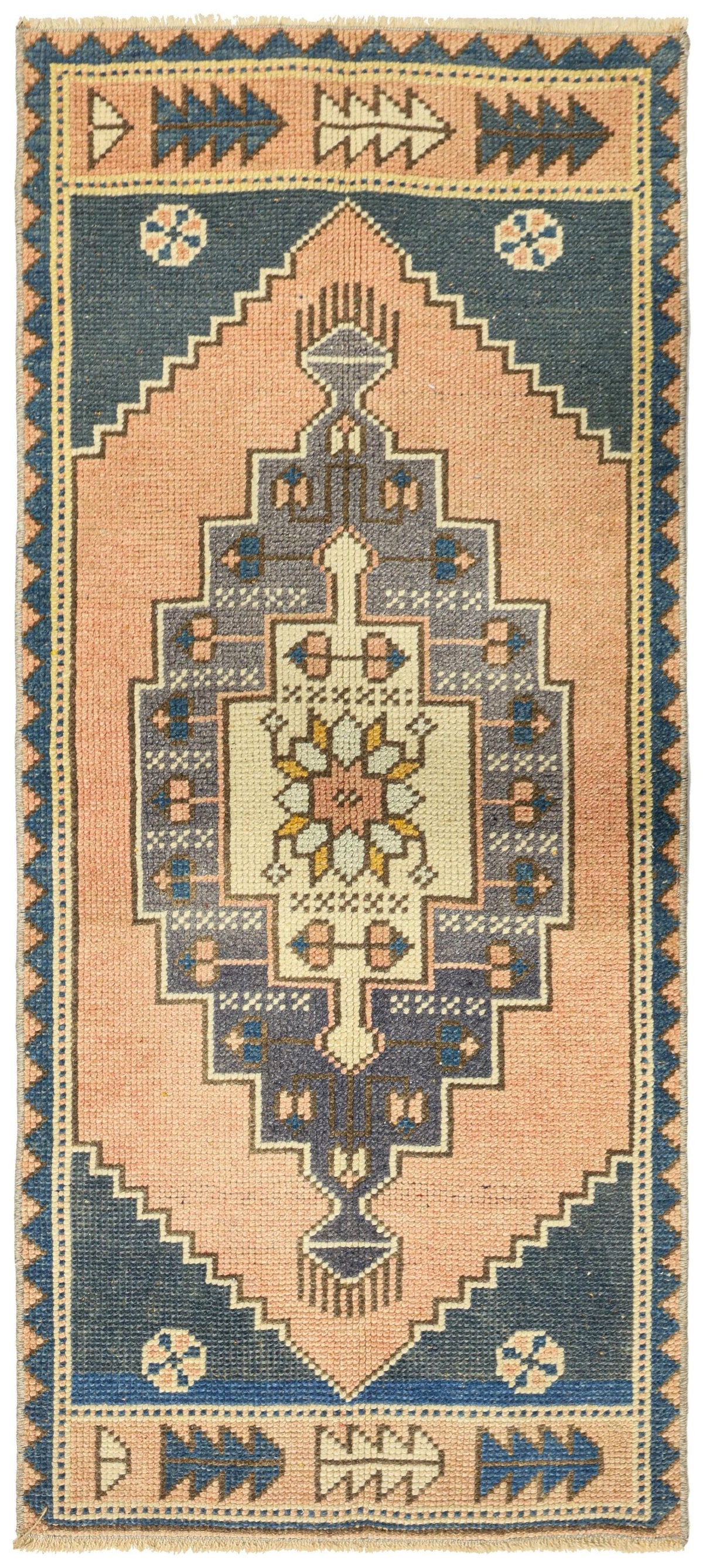 Vintage Yastik Handwoven Tribal Rug
