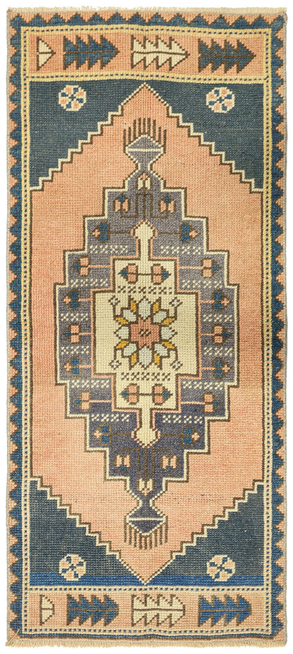 Vintage Yastik Handwoven Tribal Rug