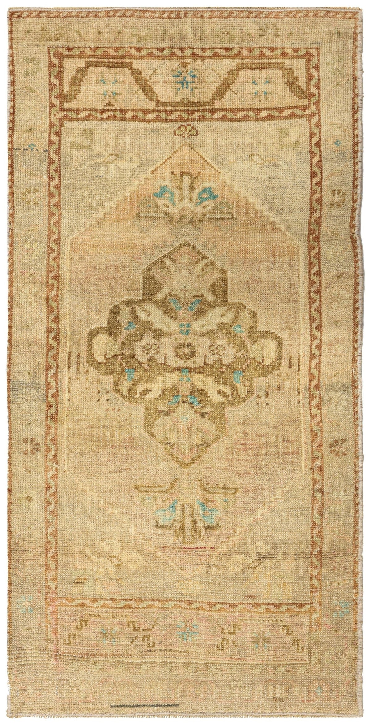 Vintage Yastik Handwoven Tribal Rug