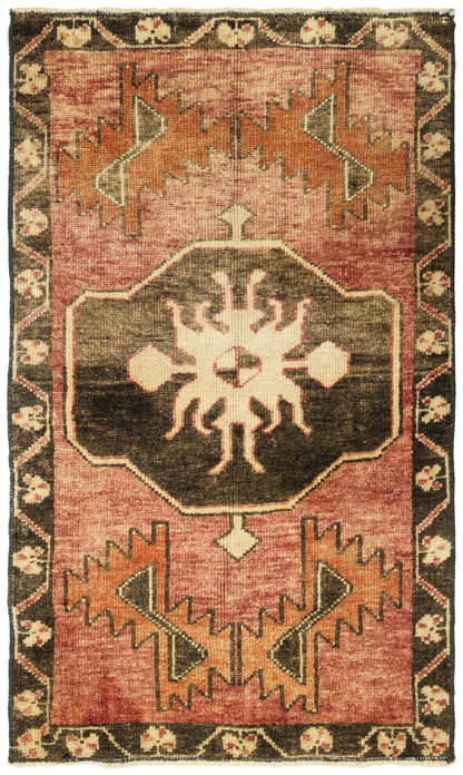 Vintage Yastik Handwoven Tribal Rug