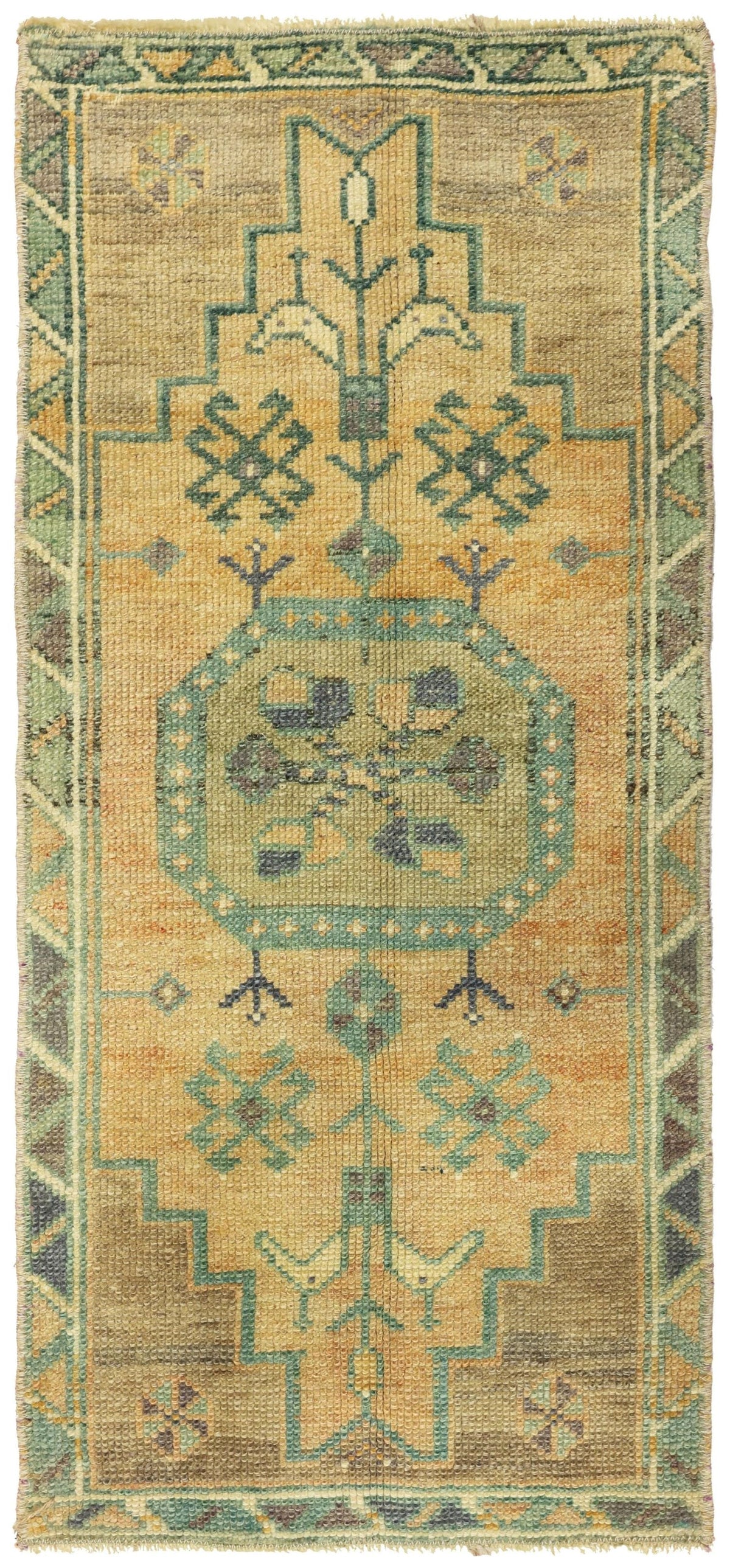 Vintage Yastik Handwoven Tribal Rug