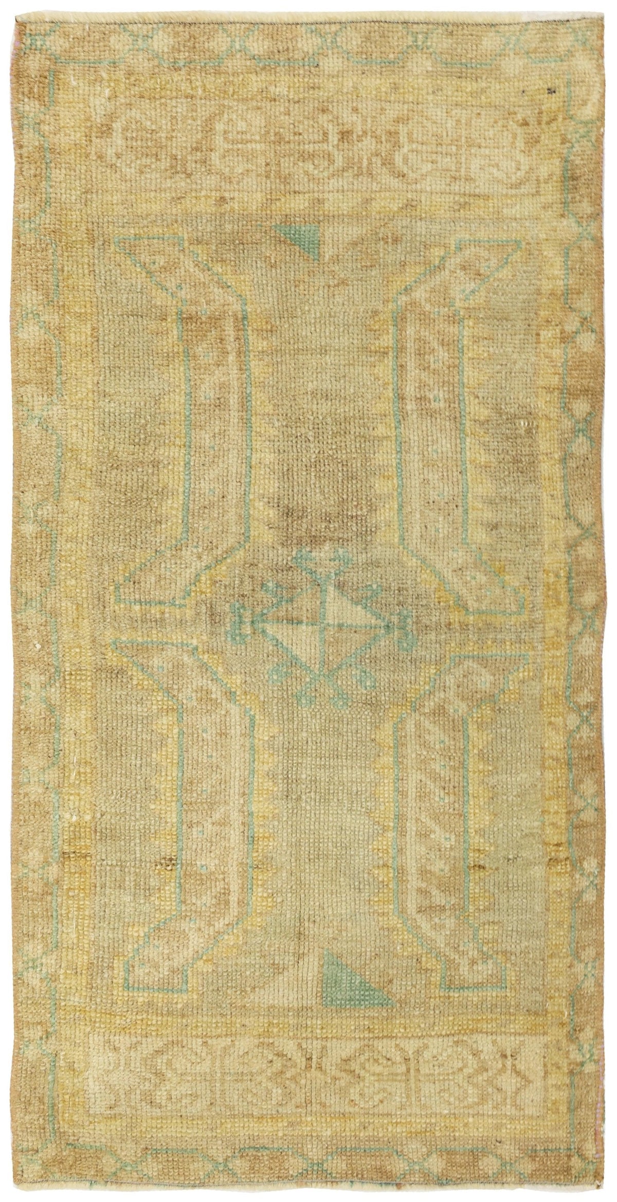 Vintage Yastik Handwoven Tribal Rug