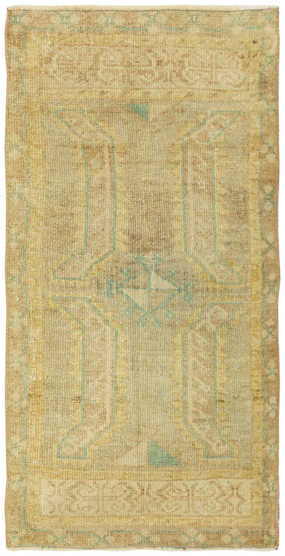 Vintage Yastik Handwoven Tribal Rug
