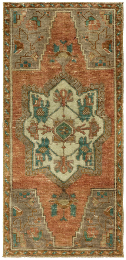 Vintage Yastik Handwoven Tribal Rug