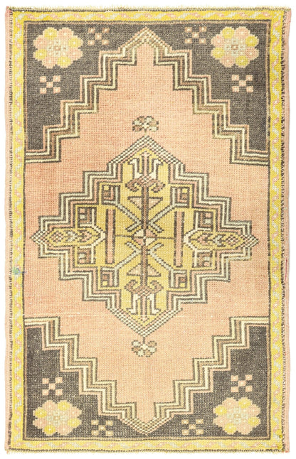 Vintage Yastik Handwoven Tribal Rug
