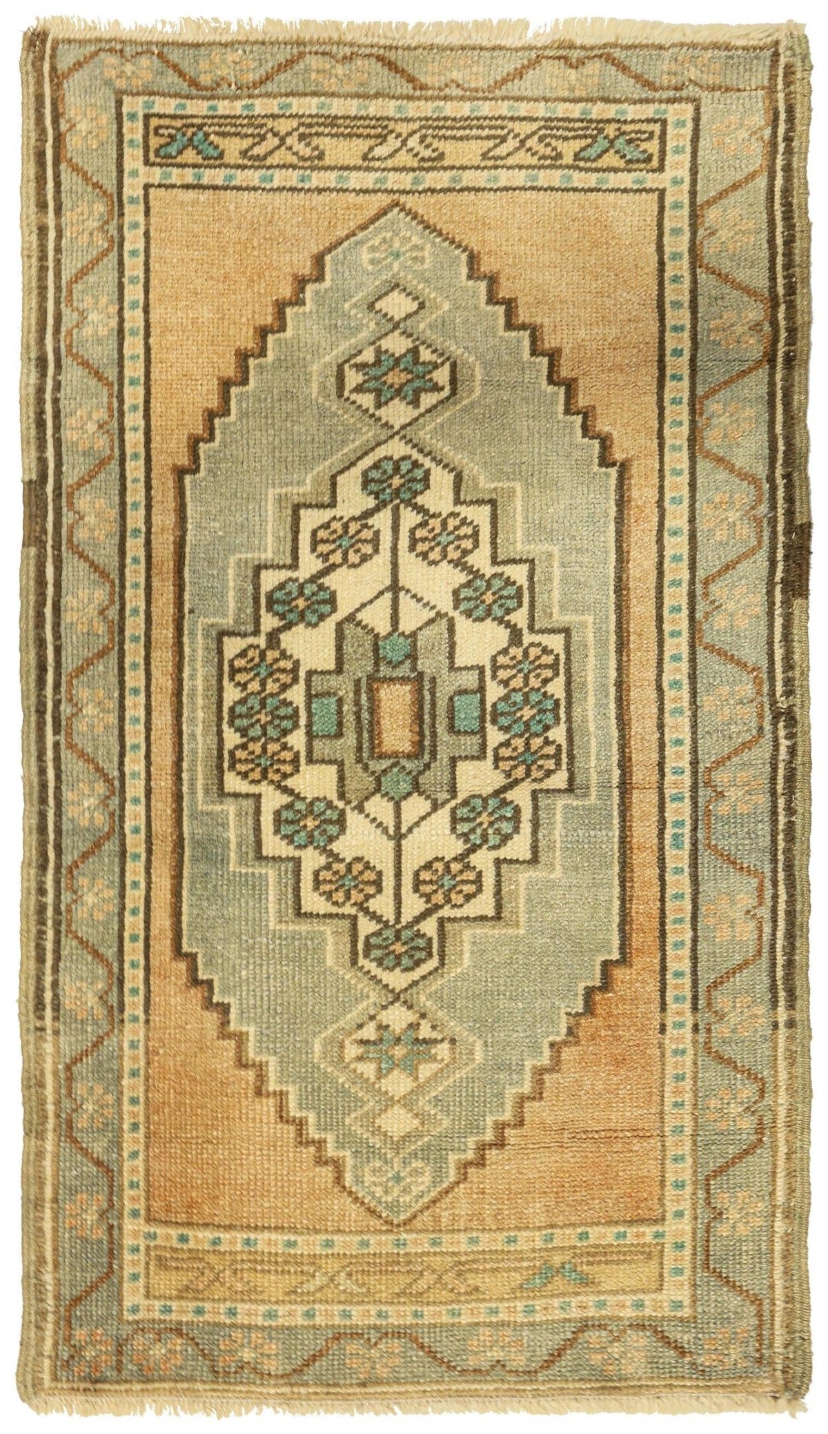 Vintage Yastik Handwoven Tribal Rug