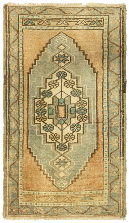 Vintage Yastik Handwoven Tribal Rug