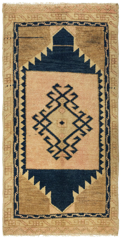 Vintage Yastik Handwoven Tribal Rug
