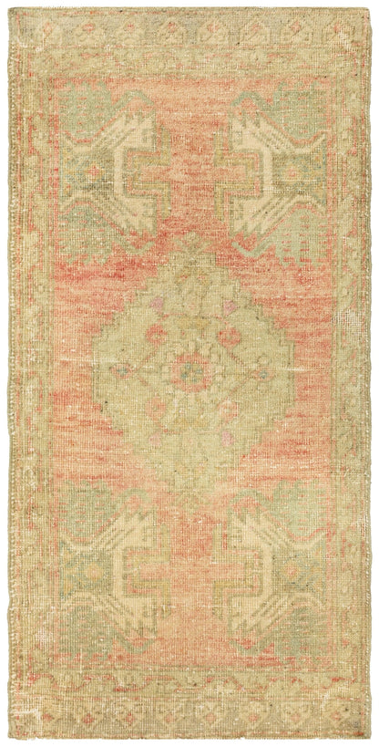 Vintage Yastik Handwoven Tribal Rug