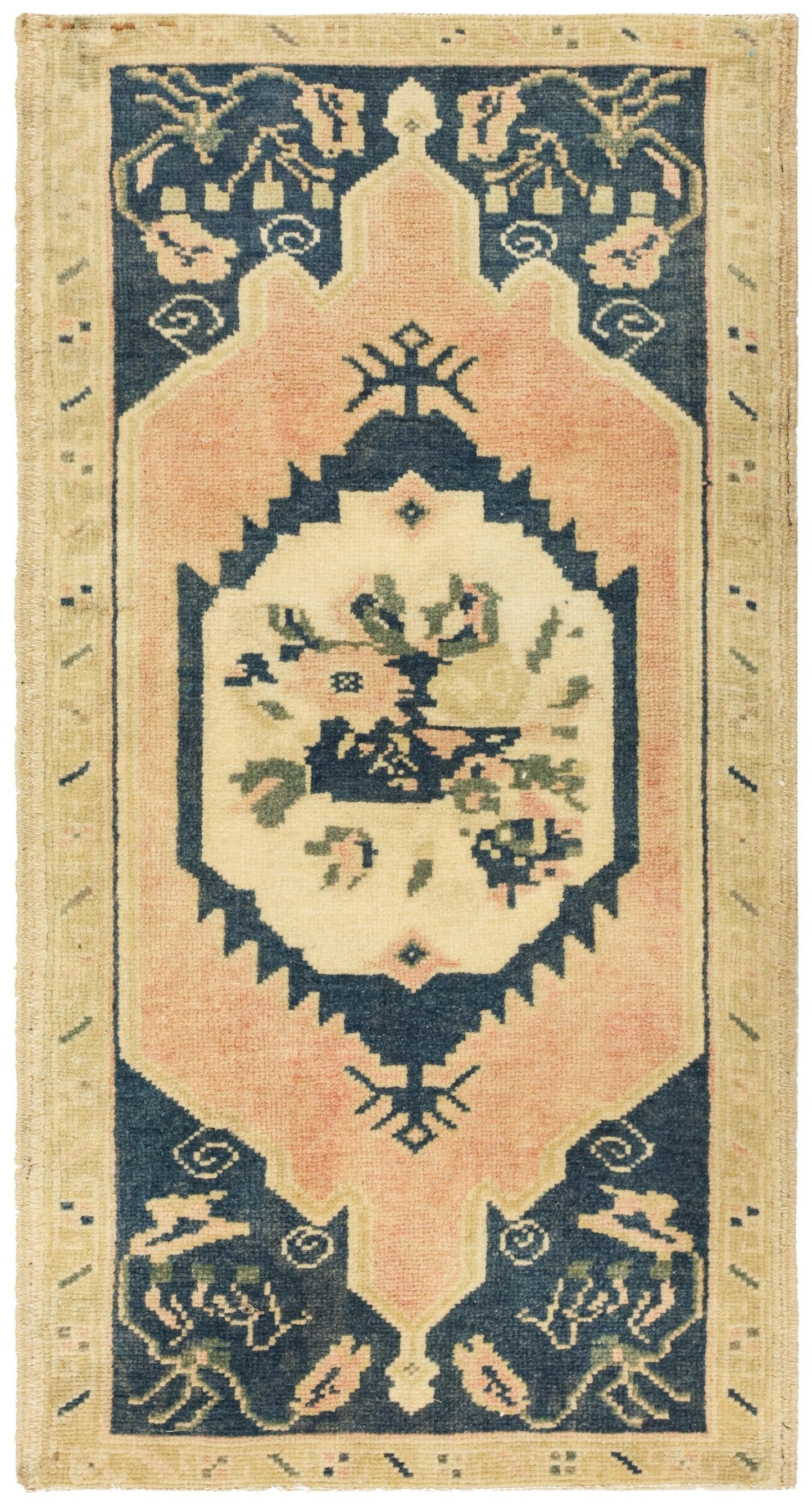 Vintage Yastik Handwoven Tribal Rug
