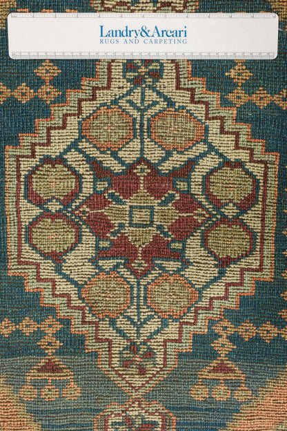 Vintage Yastik Handwoven Tribal Rug, J79291
