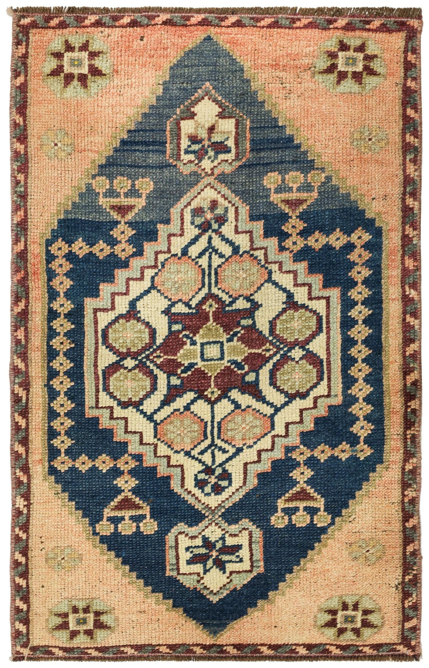Vintage Yastik Handwoven Tribal Rug