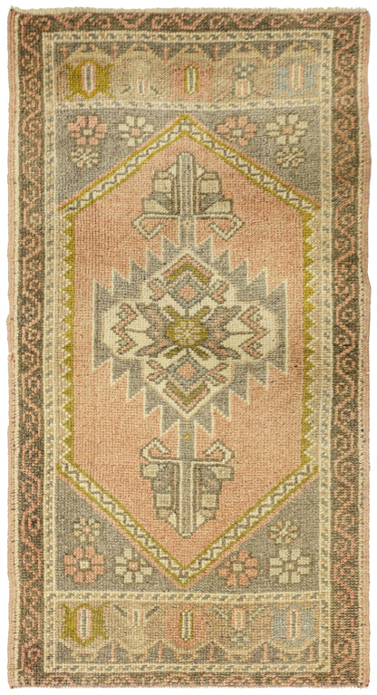 Vintage Yastik Handwoven Tribal Rug