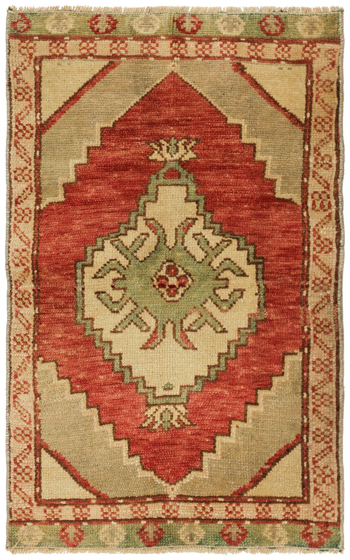 Vintage Yastik Handwoven Tribal Rug