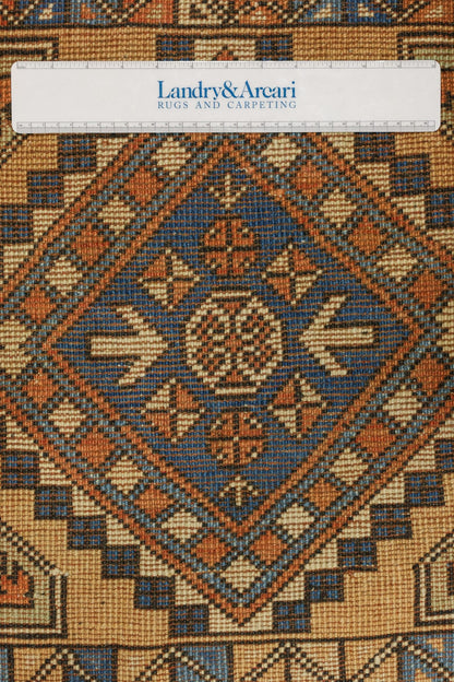 Vintage Yastik Handwoven Tribal Rug, J79299