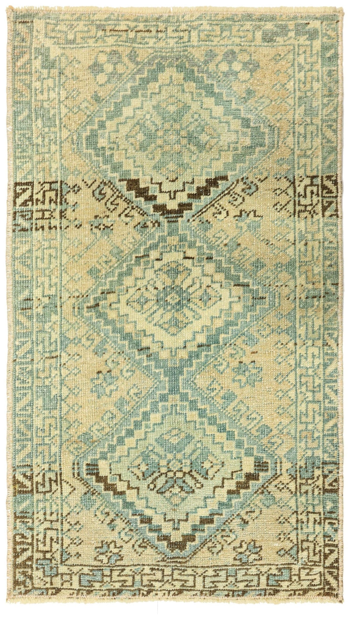 Vintage Yastik Handwoven Tribal Rug