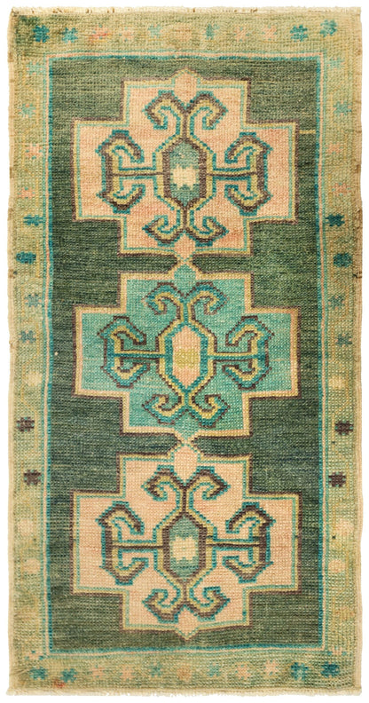Vintage Yastik Handwoven Tribal Rug