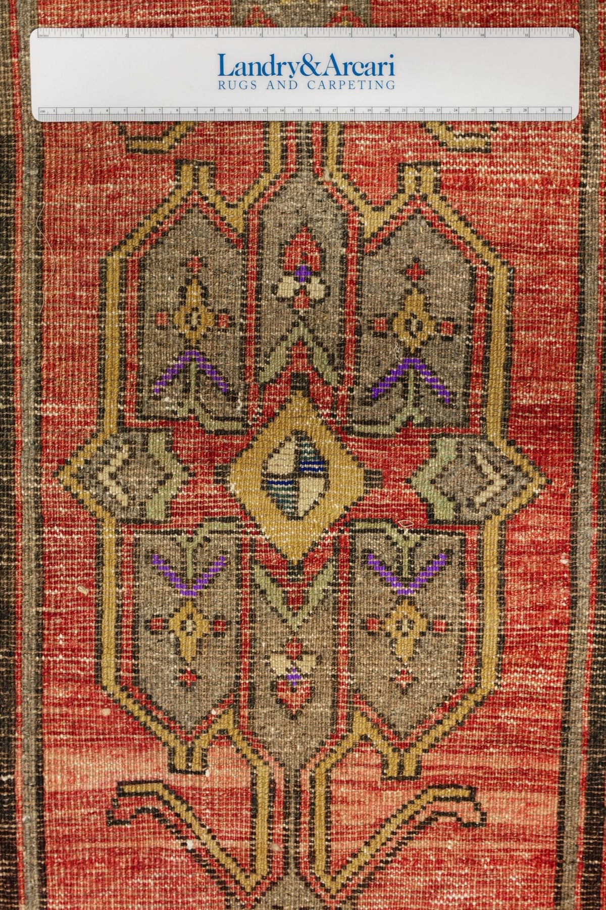 Vintage Yastik Handwoven Tribal Rug, J79320