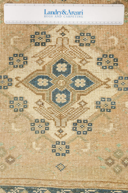 Vintage Yastik Handwoven Tribal Rug, J79322